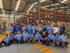 Perumda Tirta Tanadoang Kirim Staf Teknik Belajar Maintenance Pompa di Workshop Indobara Bahana Bogor